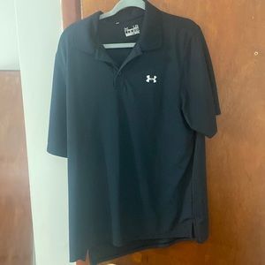 Under Armor Mens XL Golf Polo / Black